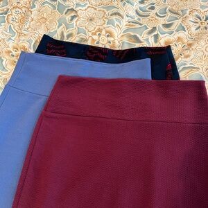Lot of 3! size Small LuLaRoe Cassie Pencil Knee-length skirt